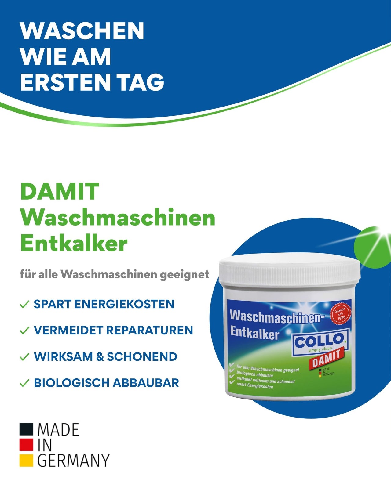 DAMIT Waschmaschinen Entkalker - 0022 01 - My Store