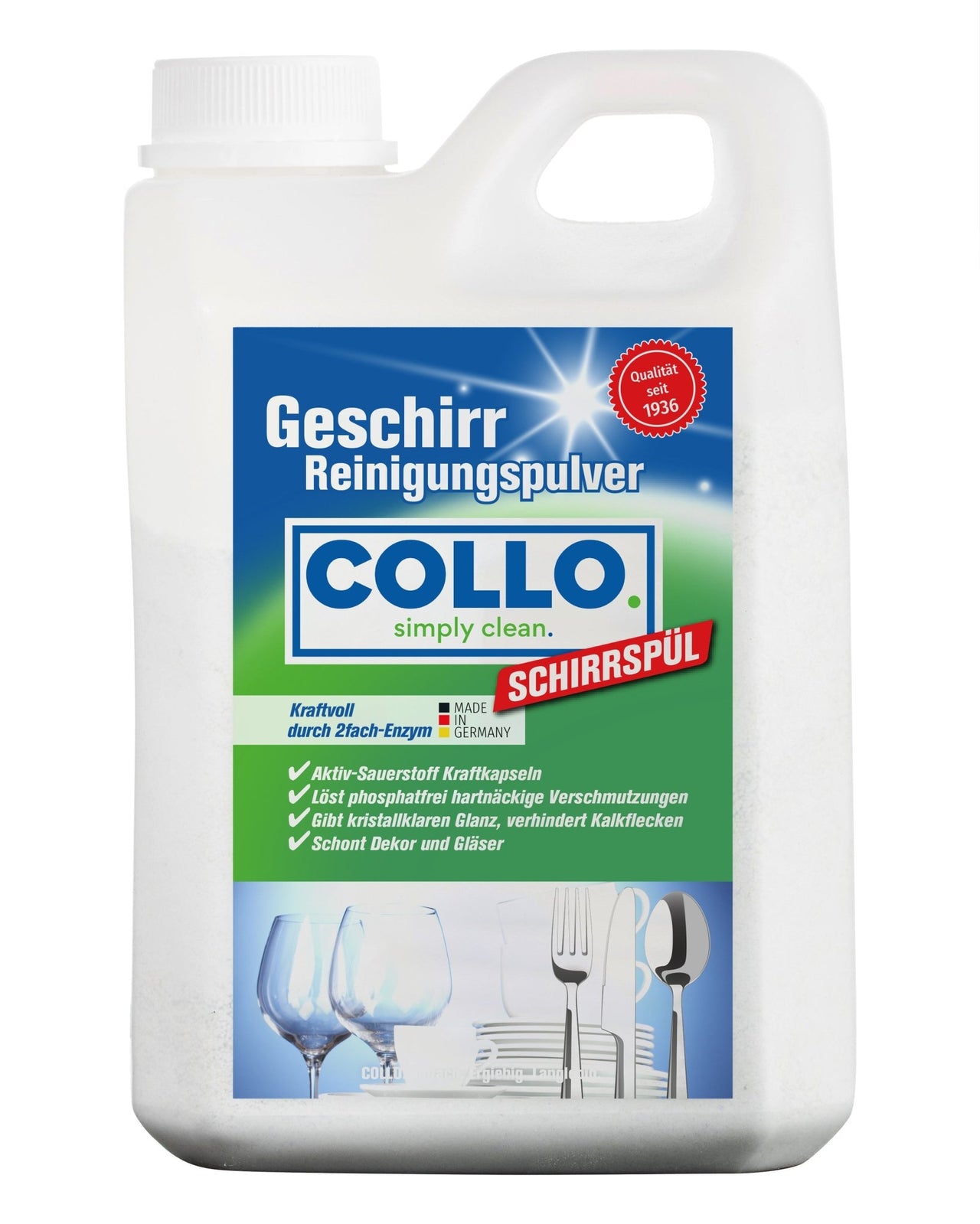 Geschirrspülpulver | Spülmaschinenpulver - 0083 - COLLO. simply clean.